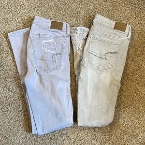 American Eagle Outfitters Women’s Light Wash Jeans Set - Will sell separately!